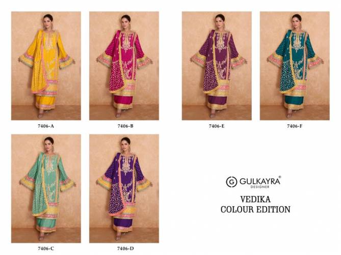Vedika By Gulkayra Colour Edition Wedding Salwar Suits Catalog
